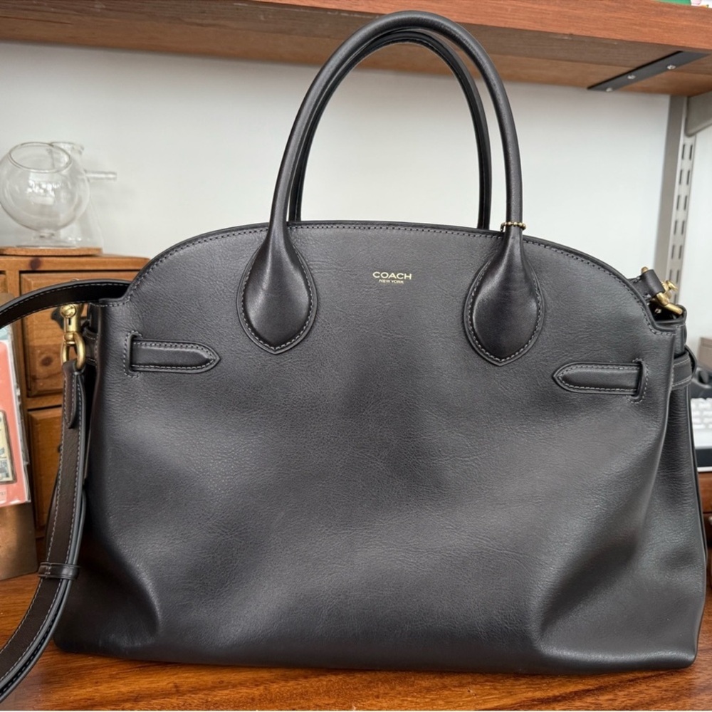 Coach Black Leather Bag Empire 40 black (sold out online)